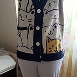 原宿のかわいい猫のセーター