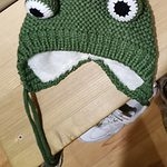 Kawaii Cute Knitted Frog Hat