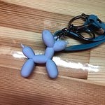 Niedlicher Ballon-Hund Keychain