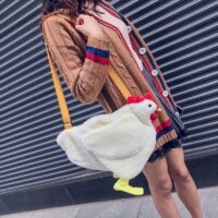 Mini borsa a tracolla Kawaii con pollo Pollo kawaii