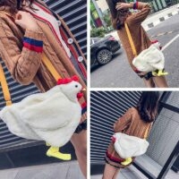 Mini torba na ramię Kawaii z kurczakiem Kawaii z kurczaka