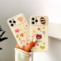 Cute 3D Bear Painted iPhone Case bear kawaii
