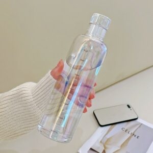 Bottiglia di vetro in stile semplice coreano da 500 ml Bevande kawaii