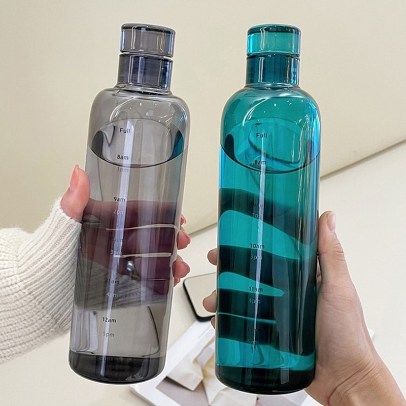 Koreanische Glasflasche im einfachen Stil 500 ml