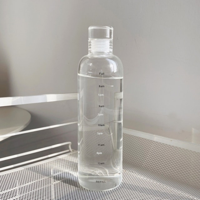 Botella de vidrio de estilo simple coreano 500ml