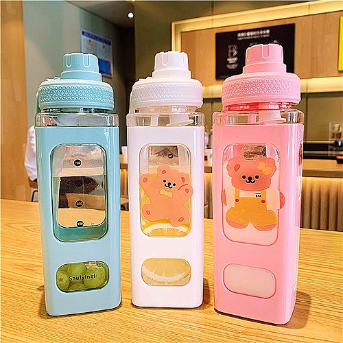 Kawaii Cute Bear Water Bottles - Kawaii Fashion Shop | Cute Asian ...