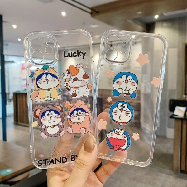 Japan Anime Doraemons iPhonefodral Kartong kawaii