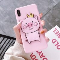 Чехол для телефона с изображением 3D свиньи и пары Мультфильм каваи