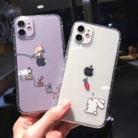 Cute Cartoon Cat Clear IPhone Case - Kawaii Fashion Shop | Cute Asian ...