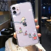 Cute Cartoon Cat Clear IPhone Case - Kawaii Fashion Shop | Cute Asian ...
