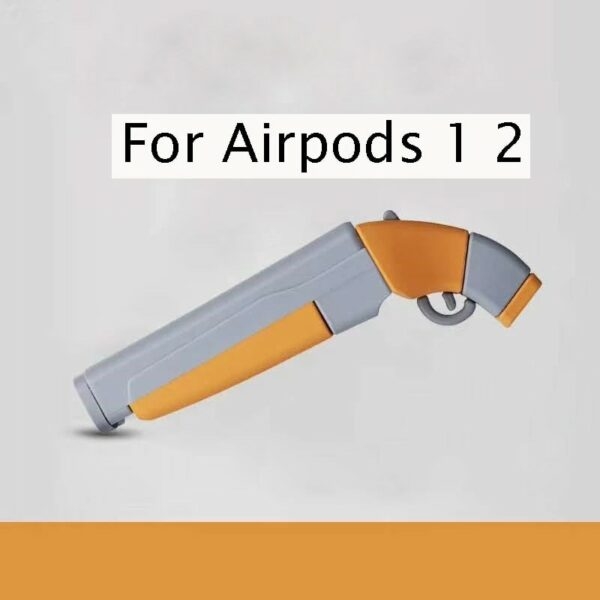 Funda para Airpods con forma de pistola 3D Kawaii lindo kawaii