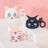Funda para AirPods de gato anime kawaii gato kawaii