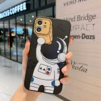 Het grappige Hoesje van iPhone van het Patroon van de Astronaut Astronaut-kawaii