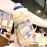 Kawaii Jumbo Bear Water Bottle 1200ml Drinking kawaii