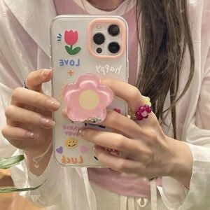 Koreanischer niedlicher iPhone Fall der Blume-3D