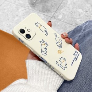 Lovely Cartoon Cat iPhone Case