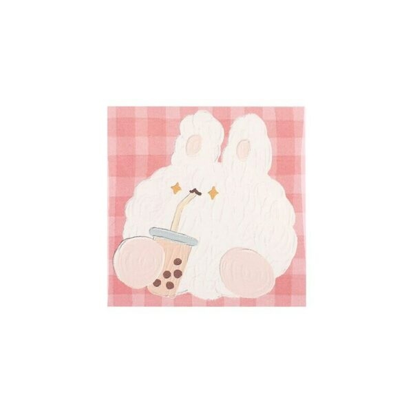 Bloki notatek Kawaii Lovely Bear Milk Rabbit Cudowny Miś kawaii