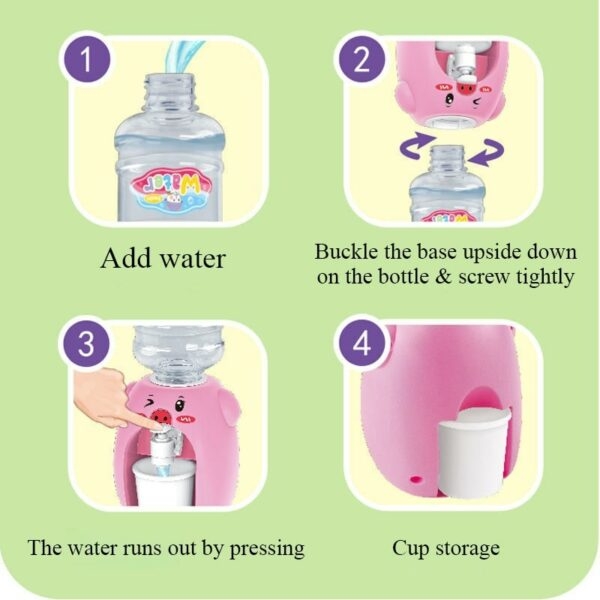 Leuke cartoon mini-waterdispenser Kawaii drinken