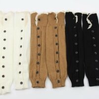 Chaussettes tricotées à la mode pour l'hiver Bottes kawaii