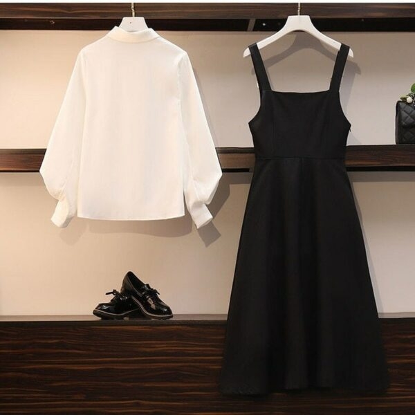 Korean Black Tank Wtrap Dress - Kawaii Fashion Shop | Cute Asian ...