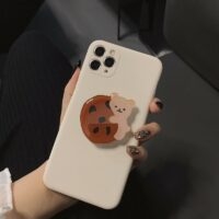 Oso japonés kawaii Funda y vinilo para iPhone oso kawaii