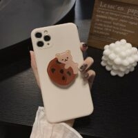 Custodia per iPhone kawaii con orso giapponese orso kawaii