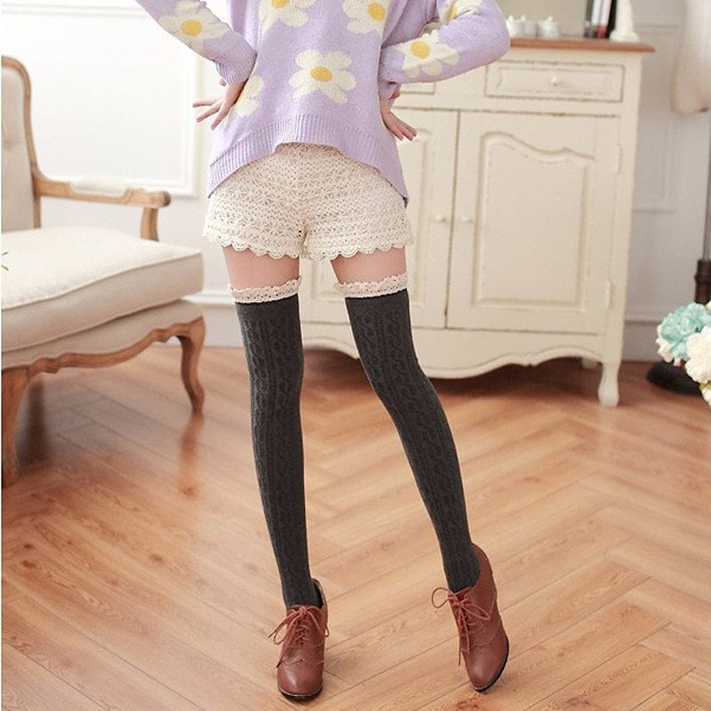 Cute Fashion High Stockings - Kawaii Fashion Shop  Cute Asian Japanese  Harajuku Cute Kawaii Fashion Clothing