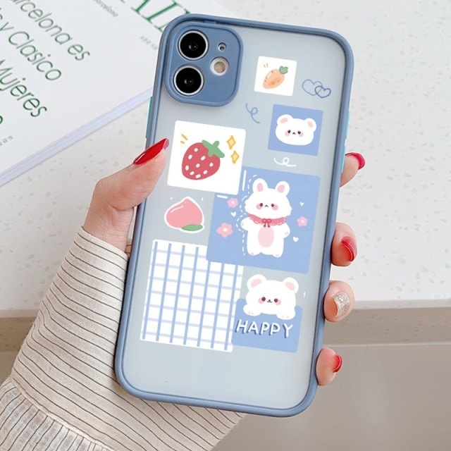 Kawaii Smile Bear iPhone-fodral