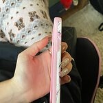 Etui na iPhone'a Kawaii Anime Pink Girl