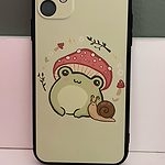 Etui na iPhone'a Kawaii Frog Mushroom