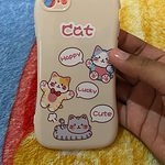 Kawaii Pink Cat Ear iPhone-fodral
