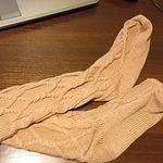 Calze sexy in maglia accogliente