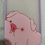 Niedlicher Cartoon-Schwein iPhone Fall
