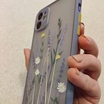 Capa para iPhone com Flor em Relevo 3D