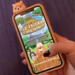 Leuk 3D Cartoon Shiba Inu iPhone Hoesje