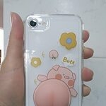 Söt 3D Pig Butt iPhone-fodral