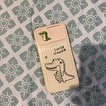 Söt Dinosaur Slide Camera Protection iPhone-fodral