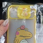 Linda capa para iPhone de crocodilo de desenho animado