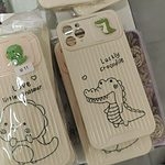 Niedlicher Dinosaurier-Dia-Kamera-Schutz iPhone Fall