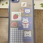 Capa para iPhone Urso Sorriso Kawaii