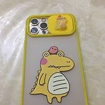 Linda capa para iPhone de crocodilo de desenho animado
