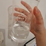 Bottiglia d'acqua per caffè trasparente portatile Kawaii