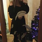 Gothic Off Shoulder Sexy Long Sleeve Dress
