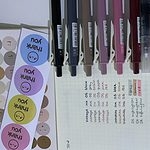 Rotulador Kawaii Vintage Mismo Color 4PCS