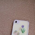 Custodia per iPhone con fiore in rilievo 3D