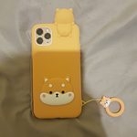 かわいい 3 D 漫画柴犬 iPhone ケース