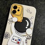 Roligt astronaut mönstrar iPhonefodral