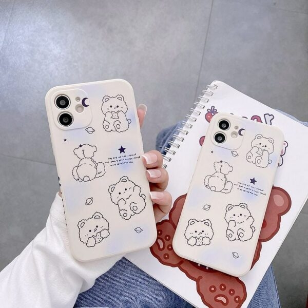 Ours à biscuits vintage Coque et skin iPhone Art kawaii