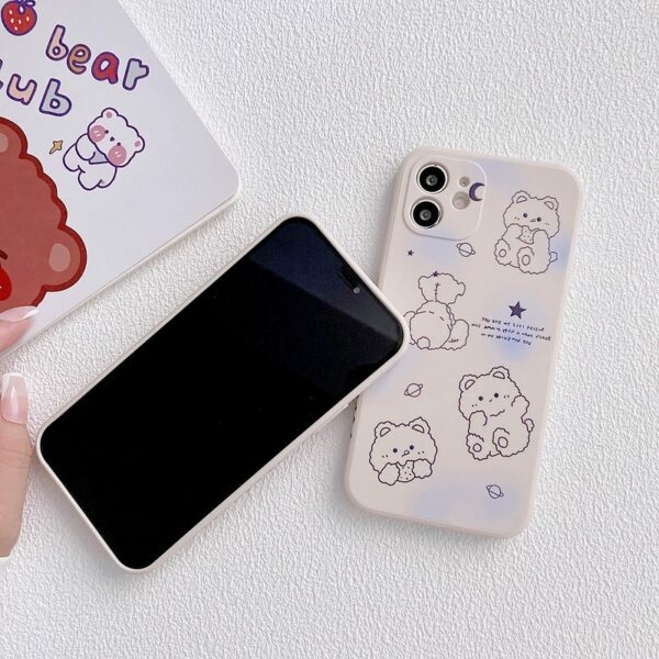 Ours à biscuits vintage Coque et skin iPhone Art kawaii