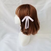 fioletowa spinka do włosów